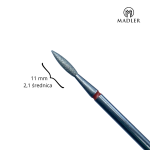 Frez do skórek STALEKS Red FA11R021/8